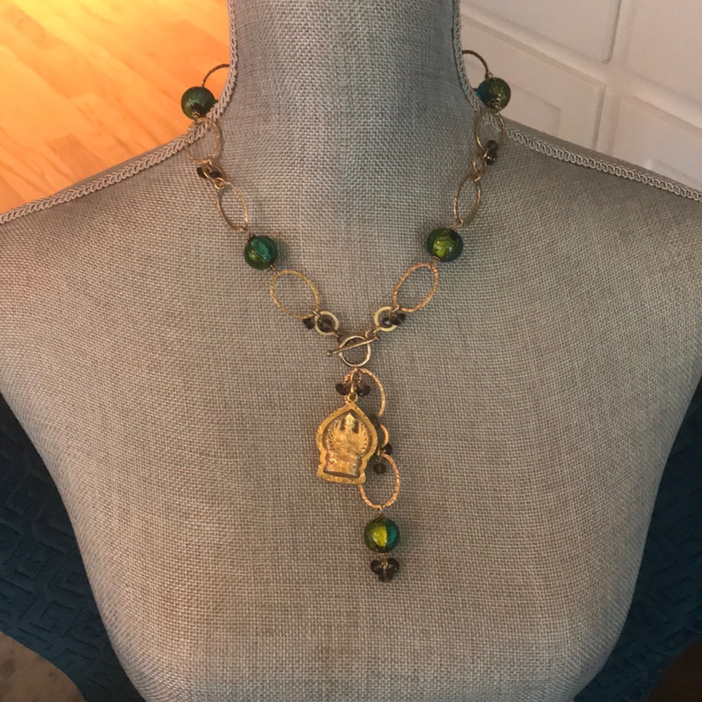 Vintage Goddess Finding One of a Kind Necklace